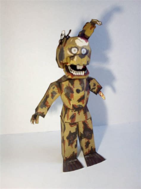 Papercraft Springtrap Fnaf3 In 2020 Paper Crafts Papercraft Porn Sex