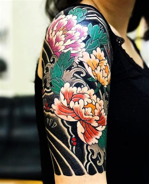 Japanese Half Sleeve Tattoo By Horimitsu Japaneseink Japanesetattoo