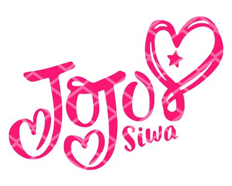 Jojo Siwa Logo Svg Cut File Dxf Eps Png Ai Vector Etsy