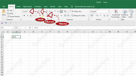 Cara Mengubah Jenis Ukuran Dan Warna Font Huruf Di Excel