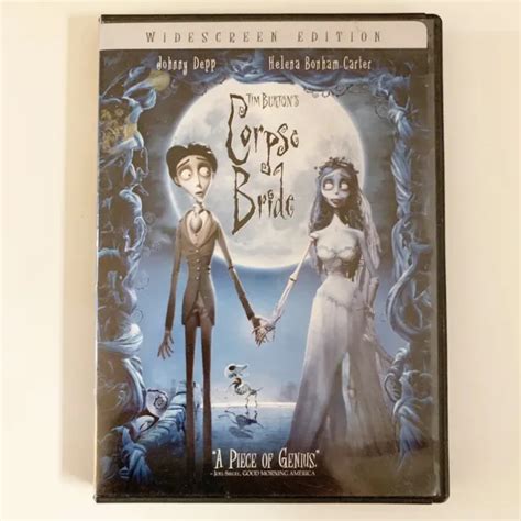 Tim Burtons Corpse Bride Dvd Widescreen Johnny Depp Animated Brand New Eur