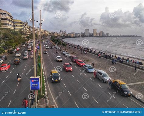 Marine Drive Mumbai Maharashtra India Editorial Photo Image Of