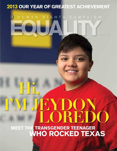 Equality Magazine Late Fall 2013 By Human Rights Campaign Issuu