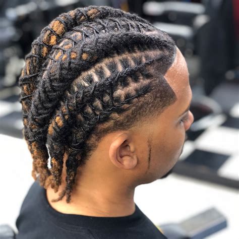 21 Braided Dreads Hairstyles For Men Hairstyle Catalog