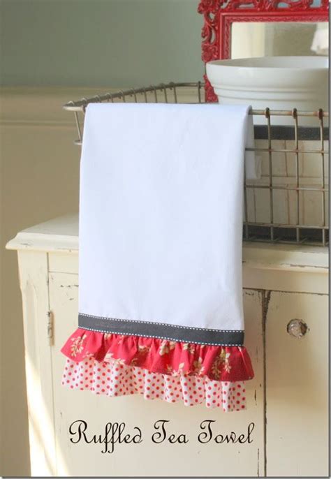 Dish Towel Crafts Diy Towels Decorative Towels Hand Towels Cute