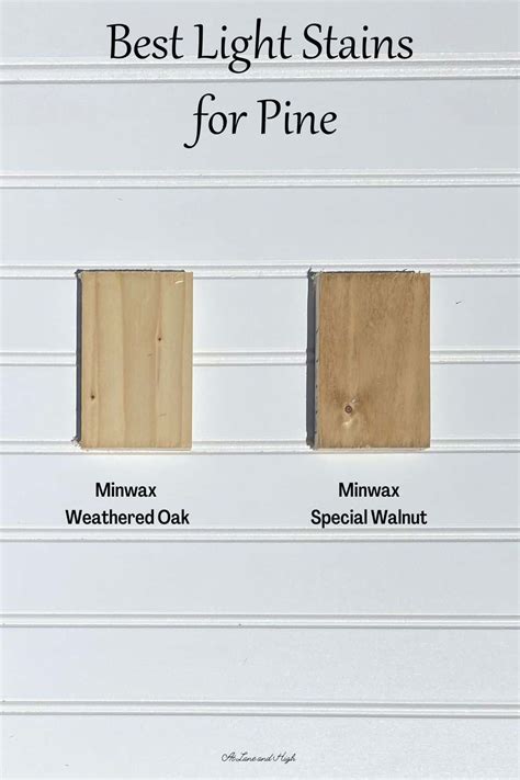 The Best Wood Stains For Pine At Lane And High