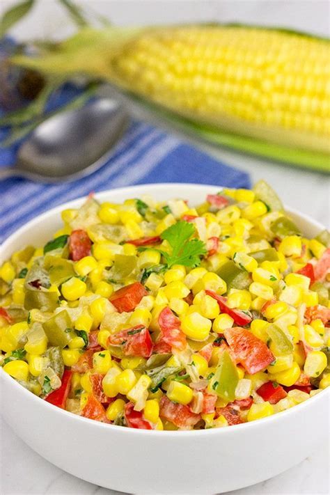 Mexican Creamed Corn Spiced Creamed Corn Recipes Summer Corn Summer Cooking Best Side