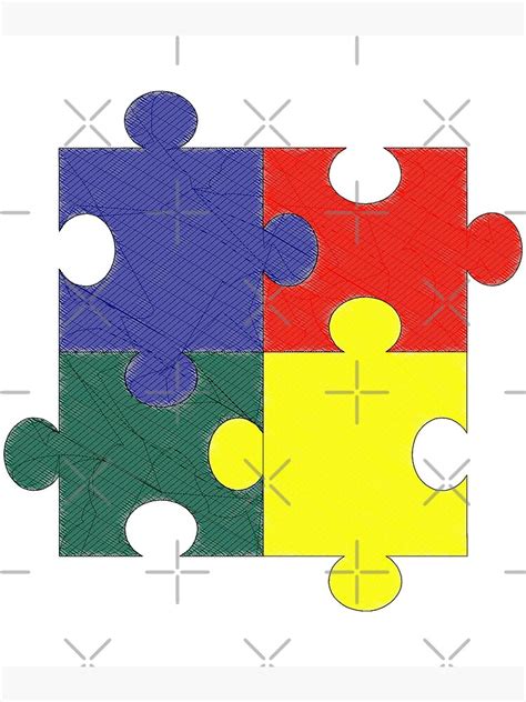 Autism Awareness Puzzle Logo World Autism Awareness Day April 2