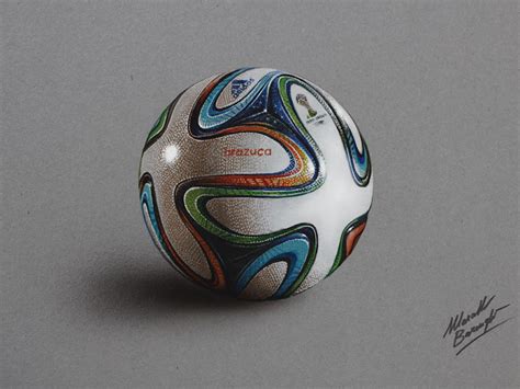 Brazuca Drawing 2014 Fifa World Cup Marcello Barenghi