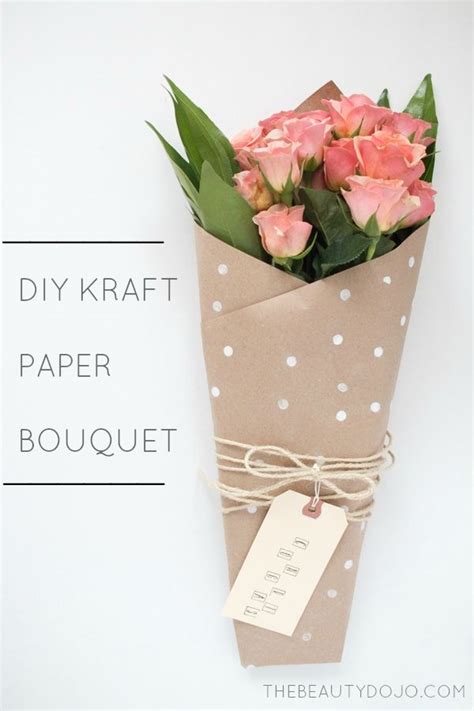 Below we'll demonstrate two wrapping techniques: Diy Kraft Paper Bouquet | How to wrap flowers, Flowers ...