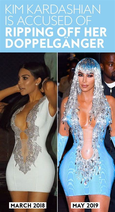 Kim Kardashians Doppelgänger Just Accused Her Of Stealing Her Style