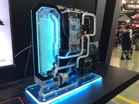 Fsp Demonstrates Hydro Ptm 1200 W A Liquid Cooled Psu With Rgb Leds