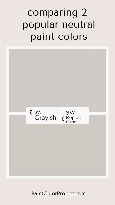 Sherwin Williams Grayish Vs Repose Gray Lets Compare The Paint