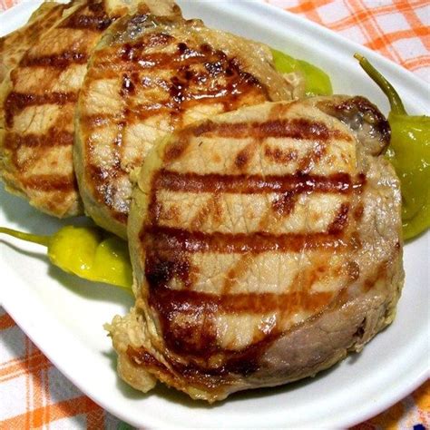 Transfer cooked pork chops to a cutting board or serving platter and serve immediately. Pork Chops with Dill Pickle Marinade | Recipe | Pork, Recipes, Pork rib recipes
