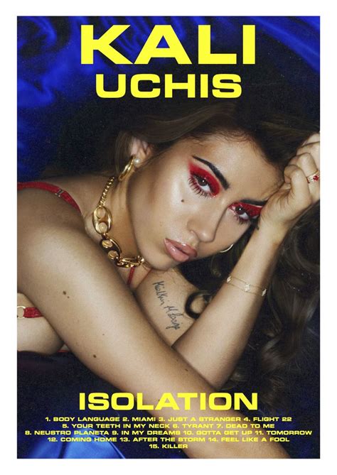 Isolation Kali Uchis Album Cover Kali Uchis Movie Poster Wall