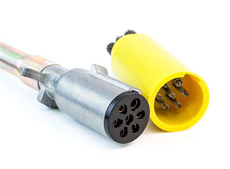 I just broke the door off the 7 way trailer wiring connector and of course i need to tow something on monday. 7-Way Plug & Socket Brush | Tramec Sloan