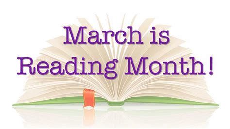 March Is Reading Month Youtube