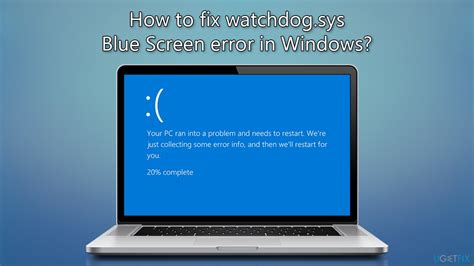 How To Fix Watchdogsys Blue Screen Error In Windows
