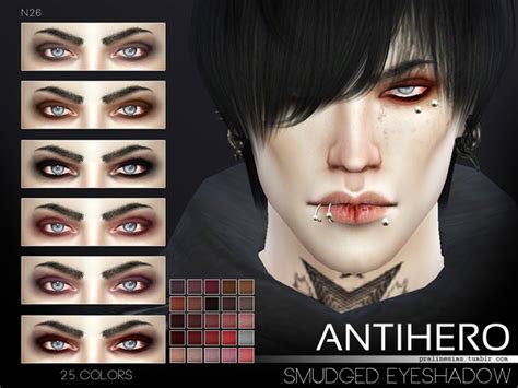 Antihero Makeup Set By Pralinesims Sims 4 Blush