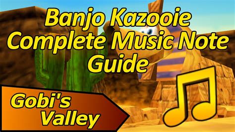 How To Collect All Music Notes On Gobis Valley Banjo Kazooie