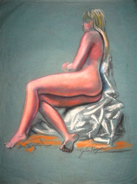Figure Drawing Nude Pastel Drawings