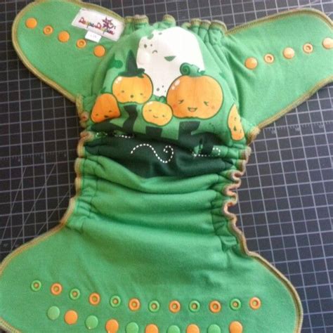 5 Little Pumpkins Custom Upcycle Hybrid Fitted Cloth Diaper 5 Little