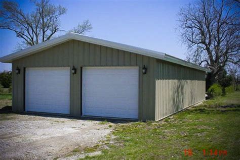 20′ wide x 25′ long x 9′ leg height x 16′ 3 peak height. Do-It-Yourself Steel Garage Kit 30'x30'x10' Excel Metal ...