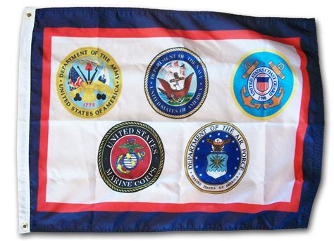 Buy Armed Forces 5 Seals 2x3 Nylon Flag Flagline