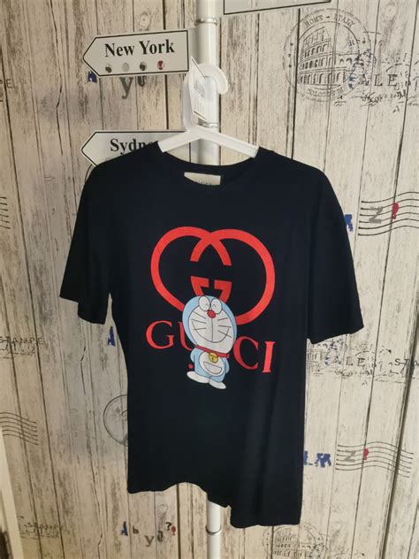 Gucci Doraemon T Shirt Mens Fashion Tops And Sets Tshirts And Polo Shirts On Carousell