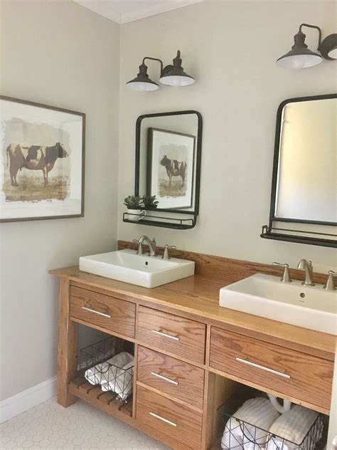 Discover the most beautiful farmhouse vessel sinks for your rustic home. Misty mornings | Diy vanity, Vanity, Farmhouse sink