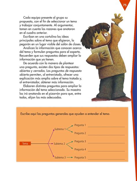 Para su descarga lo nico que tienes que hacer es. Español Cuarto grado 2016-2017 - Online | Libros de Texto Online | Page 75