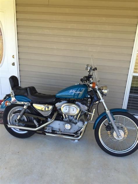 She has several chrome accessories including the engine guard, oil tank, clutch. 2001 Sportster Hugger Motorcycles for sale