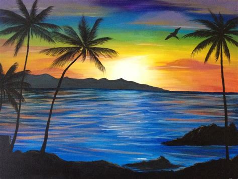 Painting Of Hawaii Frases Janelas