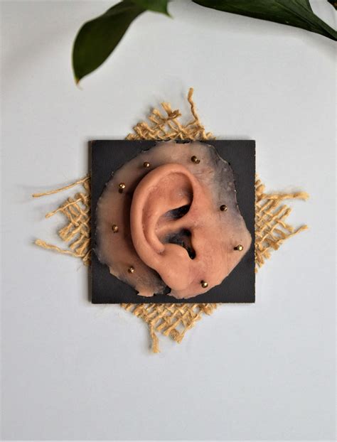 Severed Silicone Ear Magnet Silicone Severed Ear Props Etsy