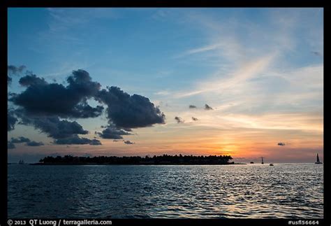 Picturephoto Sunset Island At Sunset Key West Florida Usa