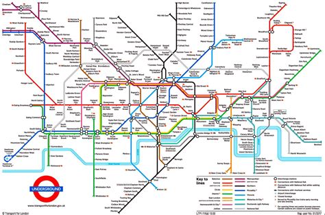 A Map Of The London Underground