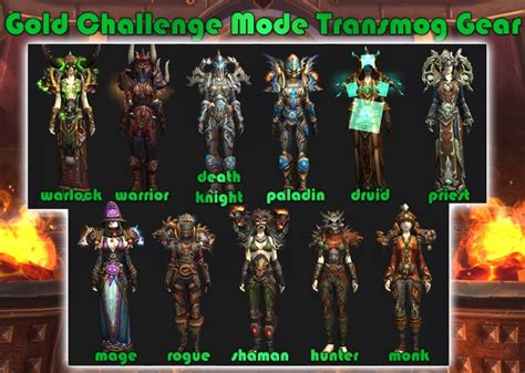 Master Of World Of Warcraft Challenge Mode Transmog Extra Sets For Free