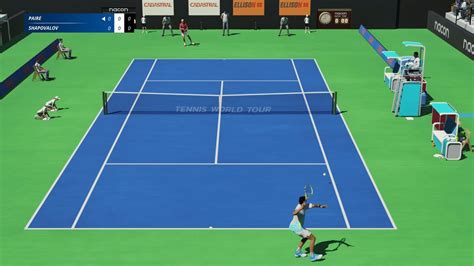 Tennis World Tour 2 Benoît Paire Vs Denis Shapovalov Ps5 Gameplay Youtube