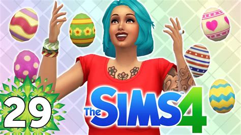Lets Play The Sims 4 Part 29 March Update And Eggs Youtube