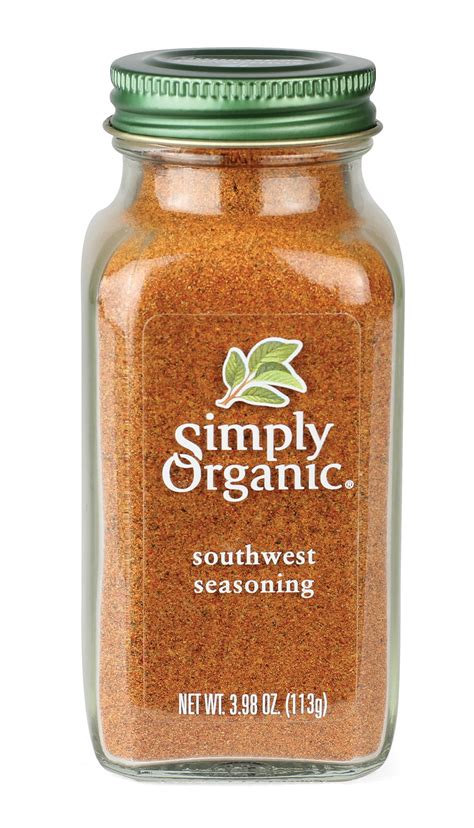 Simply Organic Southwest Seasoning, 3.98 Oz - Walmart.com - Walmart.com