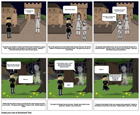 Act Hamlet Storyboard By Braiden
