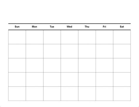 Free Printable Calendar 5 Day Week Month Calendar Printable
