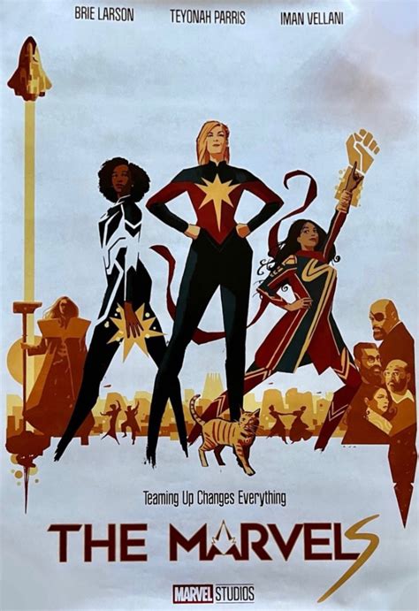 The Marvels Kamala Khan Carol Danvers And Monica Rambeau Exclusive