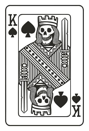 King Of Spades Playing Card Stock Illustration Download Image Now
