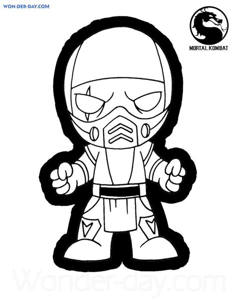 Sub Zero Coloring Pages Coloring Home