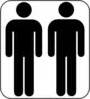 More images for bonhomme silhouette toilette » Twin Toilet Guys Clip Art at Clker.com - vector clip art ...