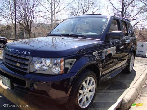 2007 Buckingham Blue Metallic Land Rover Range Rover Sport Hse
