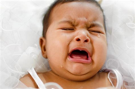 Crying Indian Baby Girl — Stock Photo © Szefei 12655725