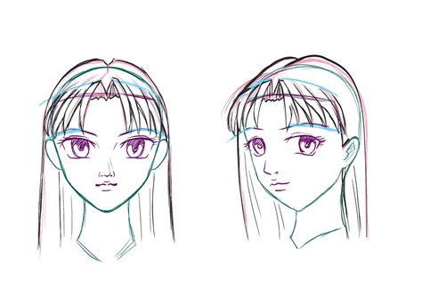 Straight hair, wavy hair, pigtails, and short hair. How to Draw Anime/Manga Hair - Draw Central