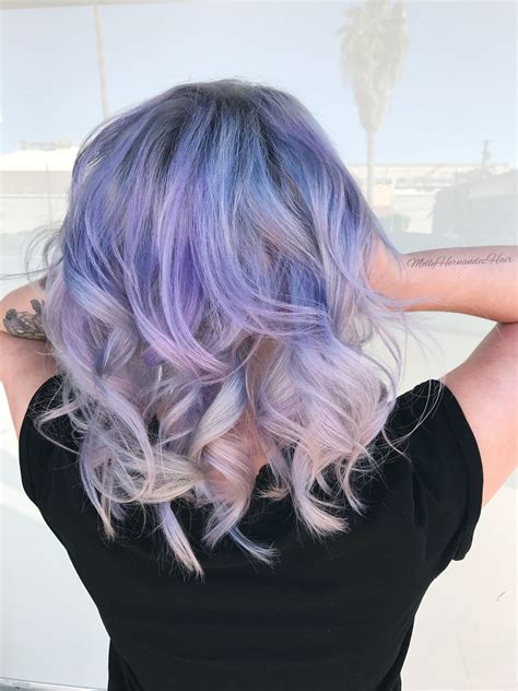 Cotton Candy Melt Pastel Hair Blue Purple And Gray Hair Purple Grey